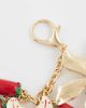 ASOS DESIGN ASOS DESIGN chili and floral bag charm in red - 3