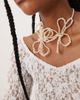ASOS DESIGN ASOS DESIGN choker necklace with faux pearl flowers-White - 2