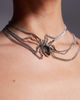 ASOS DESIGN ASOS DESIGN choker with spider and chain details in silver tone - 2