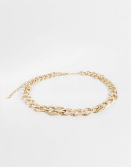ASOS DESIGN ASOS DESIGN chunky chain belt in gold