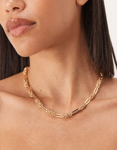ASOS DESIGN ASOS DESIGN chunky chain necklace in gold tone