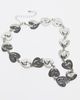 ASOS DESIGN ASOS DESIGN chunky chain necklace with hearts in silver tone - 3