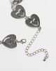 ASOS DESIGN ASOS DESIGN chunky chain necklace with hearts in silver tone - 4