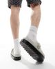 ASOS DESIGN ASOS DESIGN chunky clog in gray with silver strap - 2
