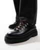 ASOS DESIGN ASOS DESIGN chunky hiker shoes in black with contrast lace - 1