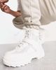 ASOS DESIGN ASOS DESIGN chunky lace up boot in white - 4