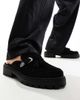 ASOS DESIGN ASOS DESIGN chunky mule loafers with western buckle-Black - 1