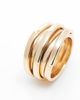ASOS DESIGN ASOS DESIGN chunky multirow wrap ring in gold - 2