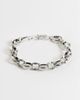 ASOS DESIGN ASOS DESIGN chunky oval link chain bracelet in silver - 1