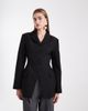 ASOS DESIGN ASOS DESIGN cinch moulded hip blazer in black - part of a set - 1