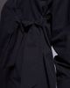 ASOS DESIGN ASOS DESIGN cinch overwrap bow detail oversized shirt in black - 4