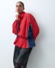 ASOS DESIGN ASOS DESIGN cinched color block cinched jacket in red and blue - 1