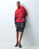 ASOS DESIGN ASOS DESIGN cinched color block cinched jacket in red and blue - 2