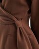 ASOS DESIGN ASOS DESIGN cinched drape blazer in chocolate-Brown - 3