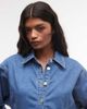 ASOS DESIGN ASOS DESIGN cinched waist denim shirt in blue - part of a set - 3