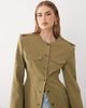 ASOS DESIGN ASOS DESIGN cinched waist jacket in khaki-Green - 1