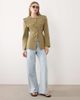 ASOS DESIGN ASOS DESIGN cinched waist jacket in khaki-Green - 2