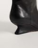 ASOS DESIGN ASOS DESIGN Cinder wedge pull on knee boots in black - 3