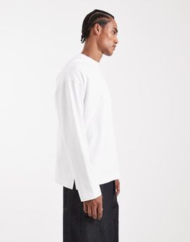 ASOS DESIGN ASOS DESIGN Circular Design Collection super heavyweight oversized long sleeve t-shirt in white