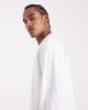 ASOS DESIGN ASOS DESIGN Circular Design Collection super heavyweight oversized long sleeve t-shirt in white - 4