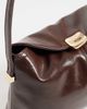 ASOS DESIGN ASOS DESIGN clasp lock shoulder bag in washed brown-RED - 3