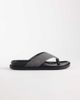 ASOS DESIGN ASOS DESIGN classic flip flops in charcoal-Gray - 1