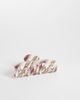 ASOS DESIGN ASOS DESIGN claw hair clip with pink and green stripes-Multi - 3