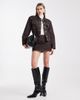 ASOS DESIGN ASOS DESIGN clean denim micro mini skirt in dark brown - 1