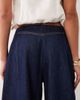 ASOS DESIGN ASOS DESIGN clean waistband barrel leg culottes in indigo-Blue - 4