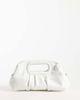 ASOS DESIGN ASOS DESIGN clutch with chain crossbody strap in white - 1