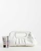 ASOS DESIGN ASOS DESIGN clutch with chain crossbody strap in white - 2