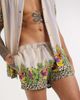 ASOS DESIGN ASOS DESIGN co-ord swim shorts in pastel stripe with fruit border short length-Multi - 1