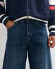 ASOS DESIGN ASOS DESIGN cocoon jeans in dark wash blue - 4