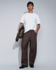 ASOS DESIGN ASOS DESIGN cocoon leg jeans in raw brown - 1