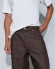 ASOS DESIGN ASOS DESIGN cocoon leg jeans in raw brown - 4
