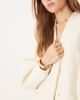 ASOS DESIGN ASOS DESIGN cocoon sleeve collarless blazer in buttermilk - part of a set-Yellow - 3
