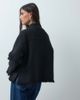 ASOS DESIGN ASOS DESIGN collarless wool blend boucle jacket in black - 2