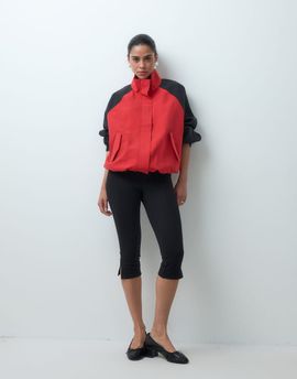 ASOS DESIGN ASOS DESIGN color block track jacket in in red