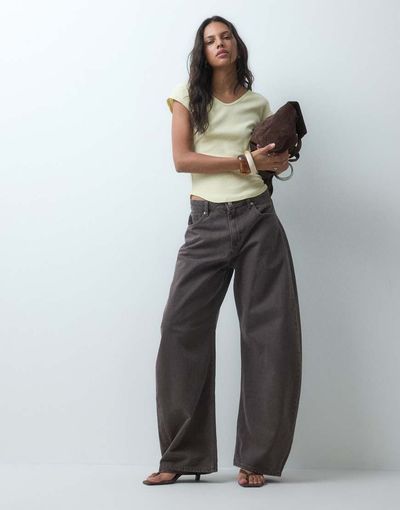 ASOS DESIGN ASOS DESIGN comfort stretch straight leg jeans in espresso-Brown
