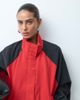 ASOS DESIGN ASOS DESIGN contrast body and sleeve varsity jacket in red - 1