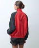 ASOS DESIGN ASOS DESIGN contrast body and sleeve varsity jacket in red - 4
