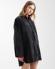 ASOS DESIGN ASOS DESIGN cord mini shirt dress with wide cuffs and oversized pockets in washed black-Multi - 2
