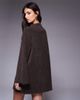 ASOS DESIGN ASOS DESIGN corduroy wide sleeve mini swing dress in chocolate-Brown - 2