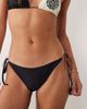 ASOS DESIGN ASOS DESIGN Cornelia Rio tie side bikini bottom with ruched bum and embroidery detail in mono-Multi - 2
