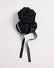 ASOS DESIGN ASOS DESIGN corsage hair elastic with ribbon detail in black - 1
