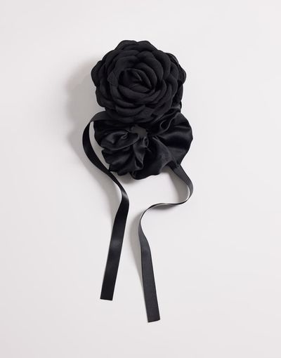 ASOS DESIGN ASOS DESIGN corsage hair elastic with ribbon detail in black