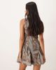 ASOS DESIGN ASOS DESIGN corset detail mini dress in floral tapestry-Multi - 3