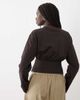 ASOS DESIGN ASOS DESIGN Corset styling long sleeve t-shirt in brown - 4