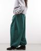 ASOS DESIGN ASOS DESIGN cotton-nylon blend pull on balloon pants in dark green - 2
