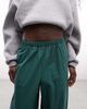 ASOS DESIGN ASOS DESIGN cotton-nylon blend pull on balloon pants in dark green - 3